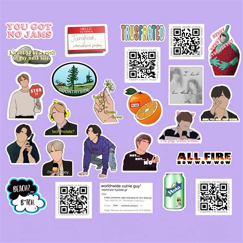 BTS Iconic Quotes and Moments Stickers Waterproof Vinyl | Etsy | Bts ...