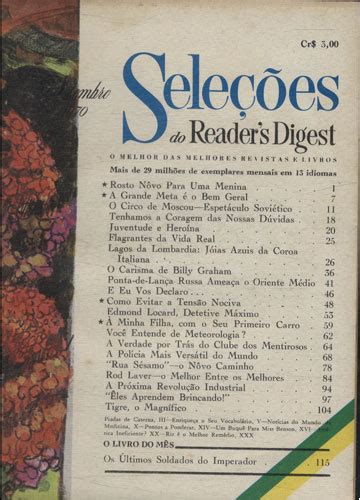 Sebo Do Messias Revista Sele Es Do Reader S Digest Ano Setembro