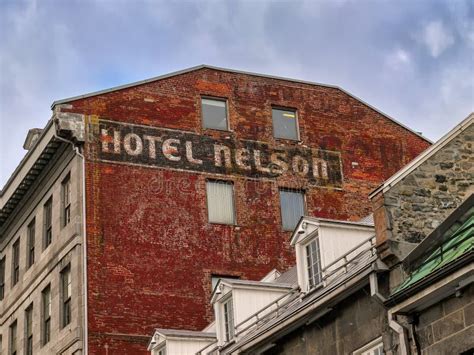 Nelson Hotel Old Montreal photo stock éditorial. Image du jacques ...