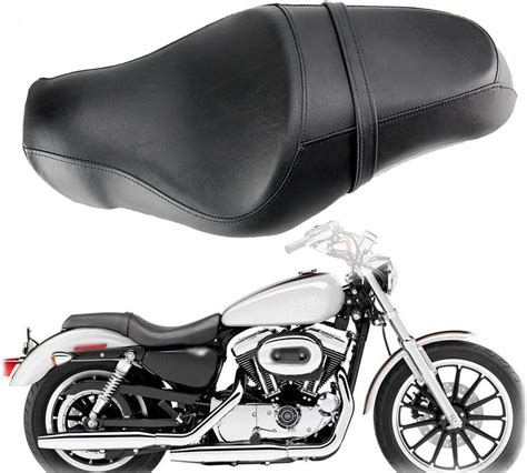 Amazon Black Motorcycle Driver Passenger Two Up Seat For Harley