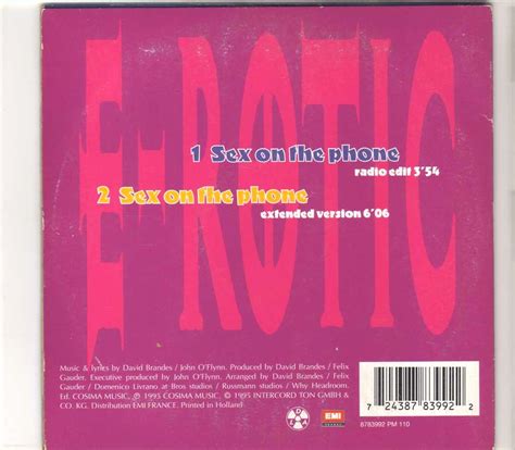 E Rotic Sex On The Phone Cds Eurodance 90 Cd Shop