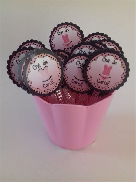 Topper doce chá de lingerie Elo7 Produtos Especiais