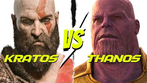 Kratos Vs Thanos Who Would Win Youtube