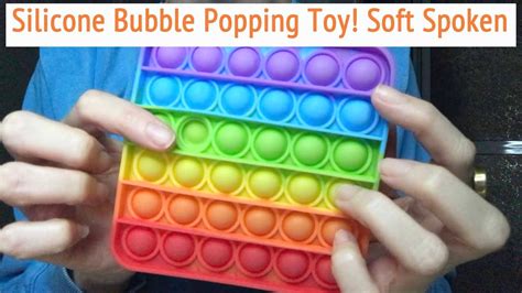 Asmr Silicone Bubble Popping Fidget Toy Fast Tapping Scratching