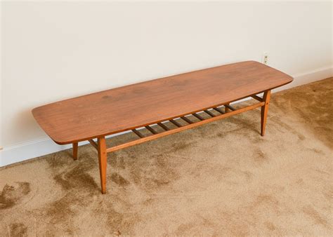 Vintage Mid Century Modern Walnut Coffee Table By Lane Ebth