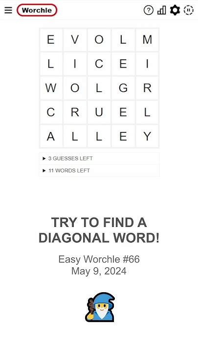 Bet You Cant Find A Diagonal Word 🧙 Youtube