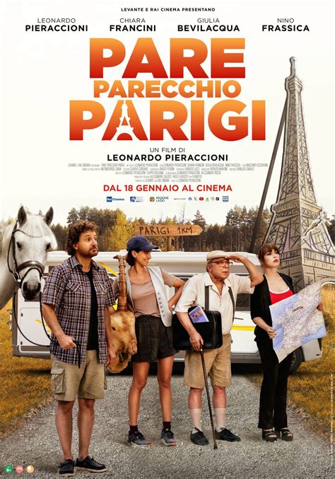 Pare Parecchio Parigi Il Poster Del Nuovo Film Di Leonardo Pieraccioni