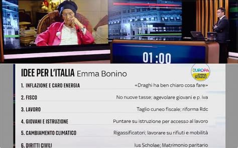 Elezioni Idee Per LItalia Emma Bonino Risponde Alle Domande Di Sky