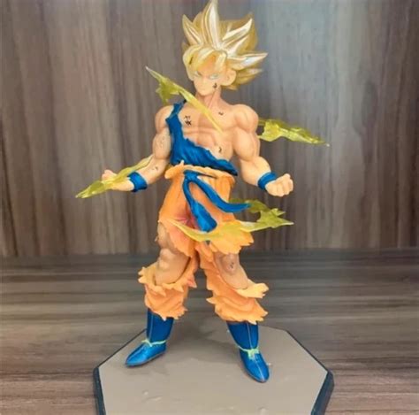 Figurine Son Goku Super Saiyan 2 Éclair dragon Ball z Dragon Ball Beebs