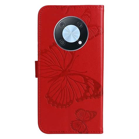 Preklopni Ovitek Butterfly Red Za Huawei Nova Y90 Ovitki Top Izbira