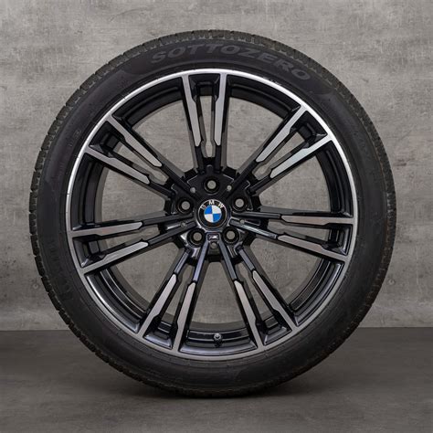 BMW 20 inch rims M5 F90 winter tires OEM wheels 8073977 8073979 M706