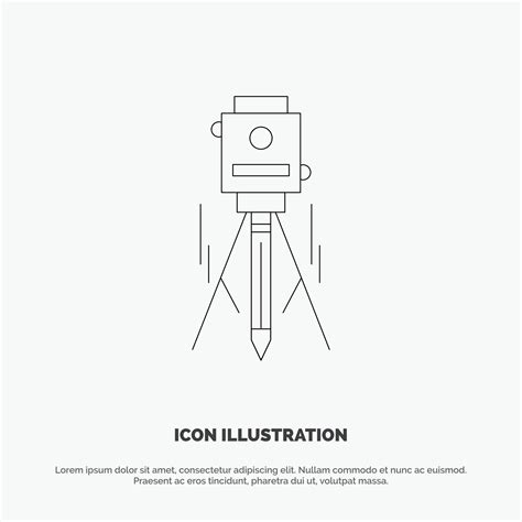 laser building construction level tool  icon vector  vector