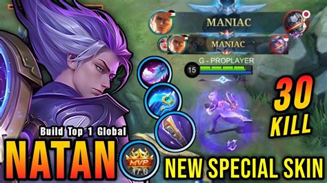 Kills X Maniac Temporal Vortex Natan New Special Skin Build