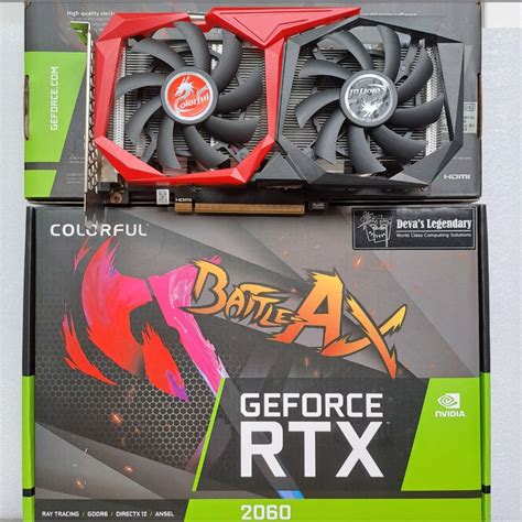 Coloful Geforce Rtx 2060 Nb V2 V มือสองประกันdevas Legendary ศูนย์ไทย