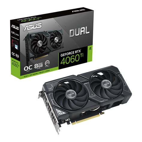 Vga การ์ดแสดงผล Asus Dual Geforce Rtx 4060 Ti Oc Edition 8gb Gddr6 Dual Rtx4060ti O8g