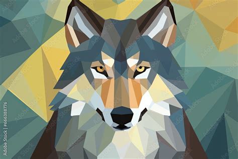 Wolf Wallpaper: Flat Seamless Texture for Stunning Home Decor Stock ...