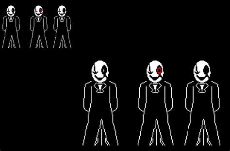 Wd Gaster Sprites My Version By Gcdeviantart On Deviantart