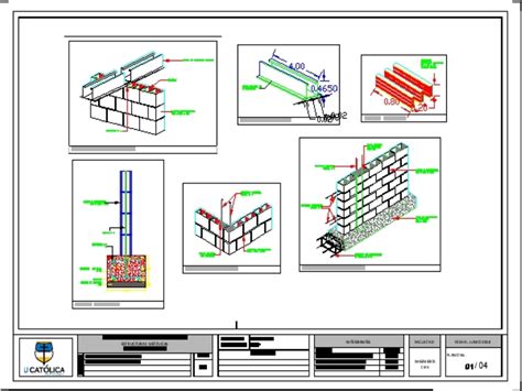 Muros En Autocad Librer A Cad