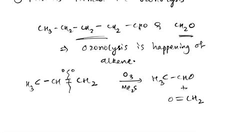 Solved Q Give The Structure Of The Alkene Which Would Yield The