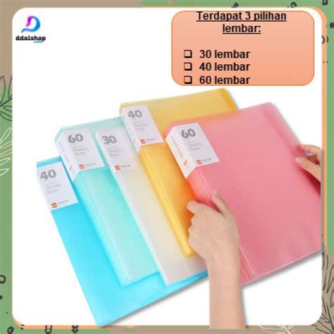 Jual Clear Holder A4 File Folder Document Keeper Organizer Map Dokumen