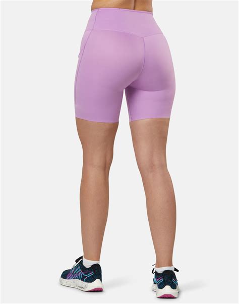 Nike Womens Go Mid Rise 8 Inch Shorts - Purple | Life Style Sports IE