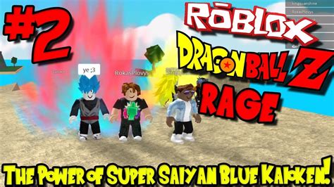 THE POWER OF SUPER SAIYAN BLUE KAIOKEN Roblox Dragon Ball Z Rage