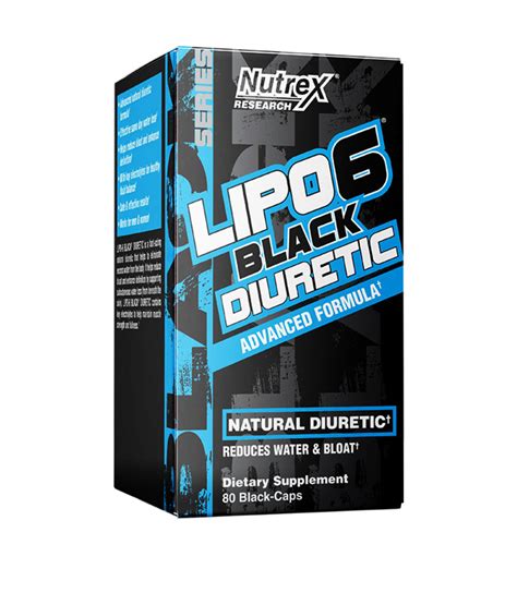 LIPO 6 BLACK DIURETIC 80 CAPS NUTREX Nutry Sport