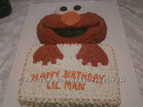 1st Birthday with Elmo Cake