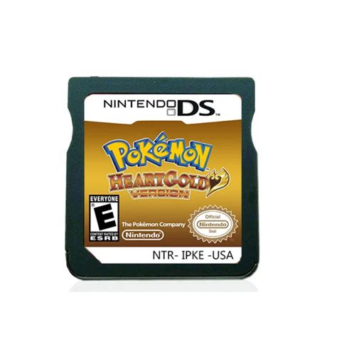 NDS Pude Ko Do Gry Gra Wideo Karta Konsoli Seria Pokemon Z Ote Serce