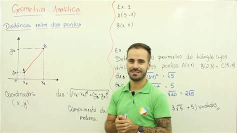 Matemática Geometria Analítica Distância Entre Dois Pontos Youtube