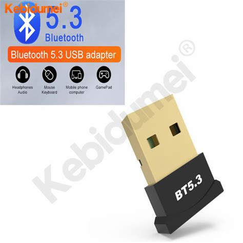 Kebidumei USB Bluetooth 5 3 Adapter Handsfree Wireless Transmitter