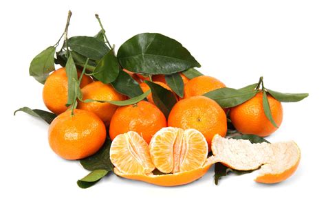 bright  fresh clementine citrus fruits  segments