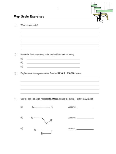 Map Scale Worksheets Worksheets Library