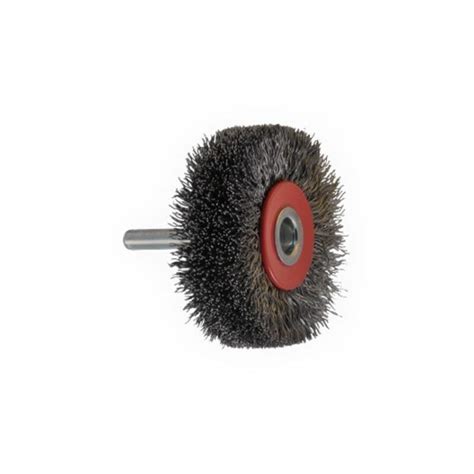 OSBORN Brosse circulaire fil acier ondulé avec tige de 6 mm 50x10x6