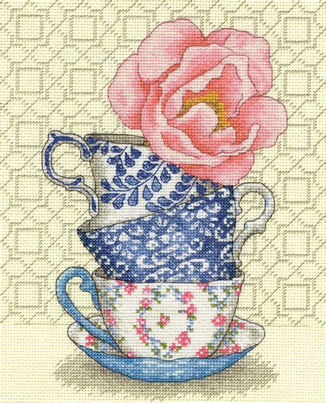 Dimensions Rose Tea Crossstitchworld