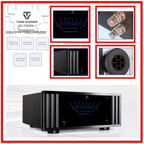 ToneWinner AD 7300PA 7CH X 300W Power Amplifier Audio Concept