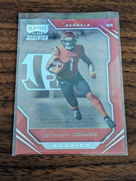 Sportlots Auctions Ja Marr Chase Rc Playoff Chronicles Acetate