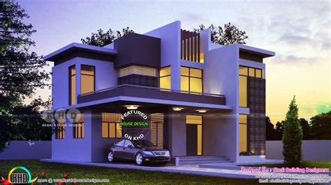 2600 Square Feet Contemporary 4 Bedroom Kerala Home Kerala Home