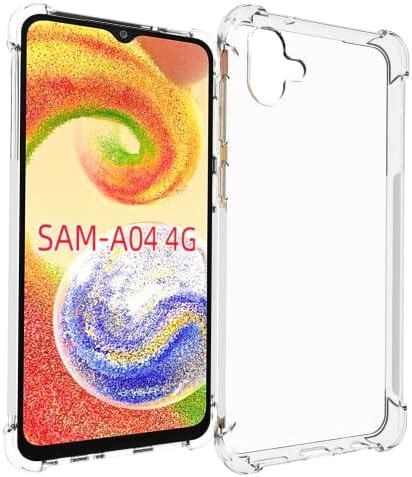 USTIYA Funda Para Samsung Galaxy A04 4G Case Uso Rudo Transparente