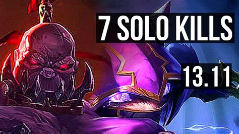 Sion Vs Kennen Top 7 Solo Kills 300 Games Na Master 13 11