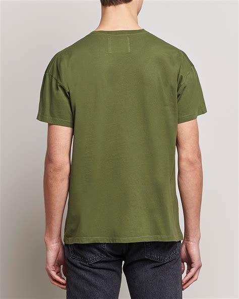 Jeanerica Marcel Crew Neck T Shirt Army Green At