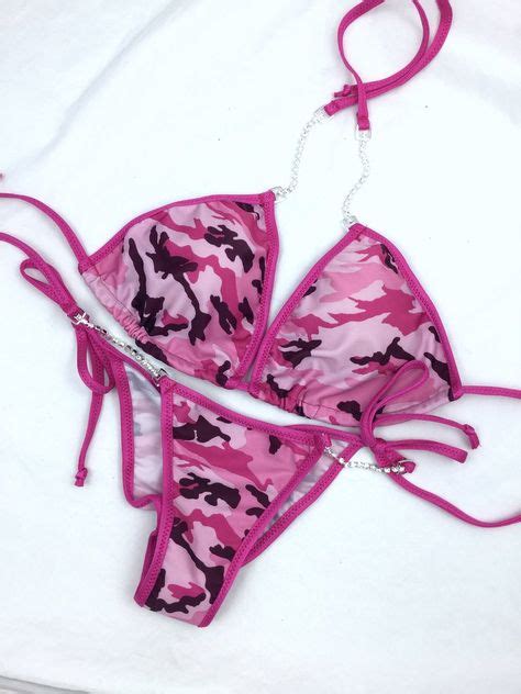 Pink Camo Practice Bikini In 2020 Bikinis Pink Camo Camo Bikini