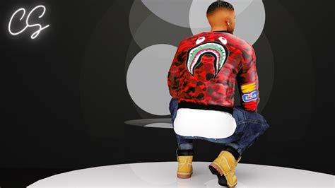 Bape Camo Jacket 🔴 - The Sims 4 Catalog