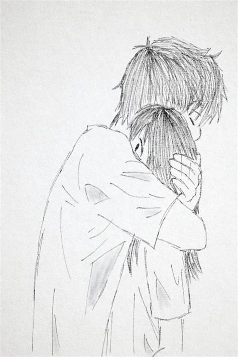 Drawing People People Hugging Drawings