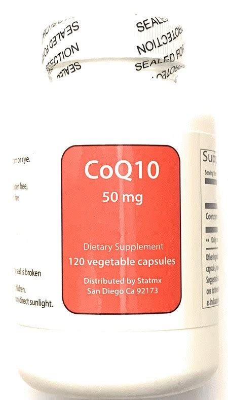 Coq10 50 Mg 120 Vegetable Capsules