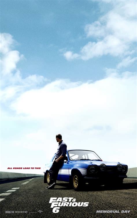 Fast And Furious 6 Nuevo Trailer Poster De Paul Walker Y Fotos