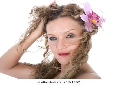 Portrait Nude Blonde Blue Eyes On Stock Photo Shutterstock