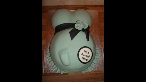 Pregnant Belly Cakes For Baby Shower Pregnancy Belly Baby Shower Cake