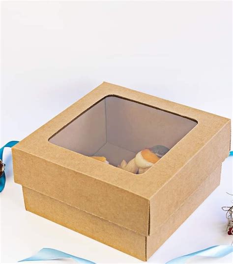 Caja Con Ventana Para Galletas