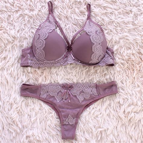 Conjunto De Lingerie Rendado Meia Ta A Bojo Compre Agora Feira